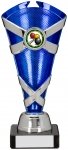 190mm SILVER BLUE TROPHY