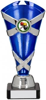 190mm SILVER BLUE TROPHY