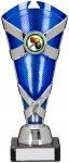 205mm SILVER BLUE TROPHY