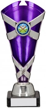 190mm SILVER PURPLE TROPHY
