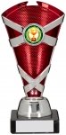 170mm SILVER RED TROPHY