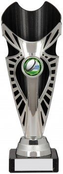 220mm SILVER BLACK TROPHY