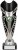 220mm SILVER BLACK TROPHY