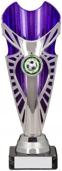 220mm SILVER PURPLE TROPHY