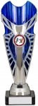 220mm SILVER BLUE TROPHY