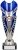 220mm SILVER BLUE TROPHY