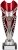 220mm SILVER RED TROPHY