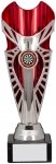 230mm SILVER RED TROPHY