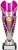 220mm SILVER PINK TROPHY