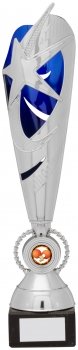375mm SILVER BLUE TROPHY