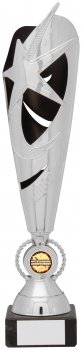 355mm SILVER BLACK TROPHY