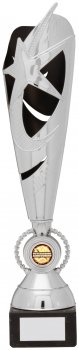 375mm SILVER BLACK TROPHY