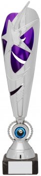 355mm SILVER PURPLE TROPHY