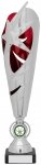 330mm SILVER RED TROPHY