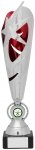 355mm SILVER RED TROPHY
