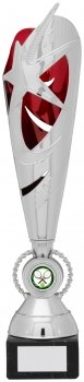 375mm SILVER RED TROPHY