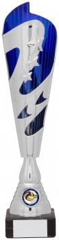 355mm SILVER BLUE STAR TROPHY