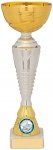 225mm GOLD AND SILVER TROPHY