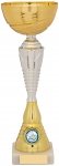 275mm GOLD AND SILVER TROPHY