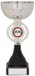 175mm SILVER BLACK CUP TROPHY