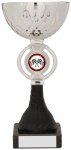 190mm SILVER BLACK CUP TROPHY