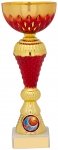 210mm GOLD RED CUP TROPHY