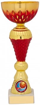 210mm GOLD RED CUP TROPHY