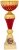 250mm GOLD RED CUP TROPHY