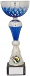 250mm SILVER BLUE CUP TROPHY