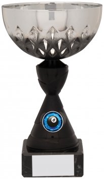 200mm SILVER BLACK TROPHY