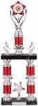 530mm RED TUBE HOLDER TROPHY