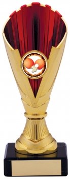 6.5Inch GOLD RED TROPHY