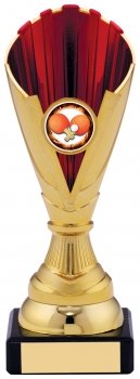 7inch GOLD RED TROPHY