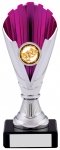 6.5" SILVER PINK TROPHY