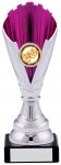 7" SILVER PINK TROPHY