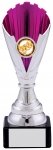 7.5" SILVER PINK TROPHY