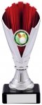 6.5" SILVER RED TROPHY