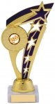 8" GOLD PURPLE TROPHY