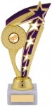 8.5" GOLD PURPLE TROPHY