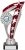 210mm SILVER RED TROPHY