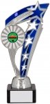 8.5" SILVER BLUE TROPHY