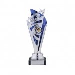 9.25" SILVER BLUE TROPHY