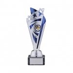 10" SILVER BLUE TROPHY