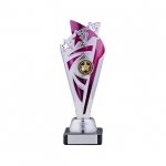 9.25" SILVER PINK TROPHY