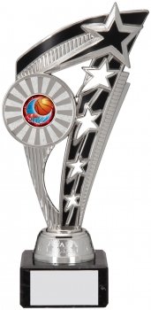 8.5inch SILVER BLACK TROPHY