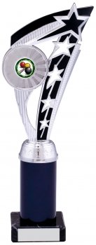 11Inch SILVER BLACK TROPHY