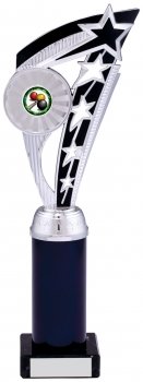 12inch SILVER BLACK TROPHY