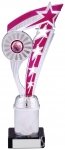 10" SILVER PINK TROPHY