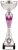 11"SILVER AND PINK TROPHY