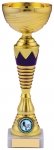 10"GOLD AND PURPLE TROPHY